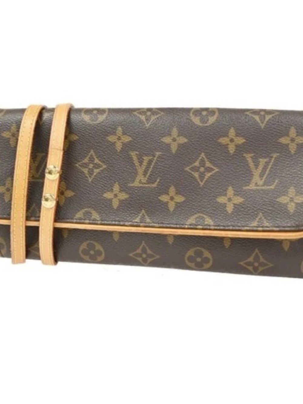 LOUIS VUITTON Pochette Twin GM 2Way Shoulder Bag Monogram Brown M51852 70CA711